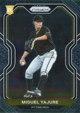 2021 Panini Prizm Miguel Yajure #165 Pittsburgh Pirates