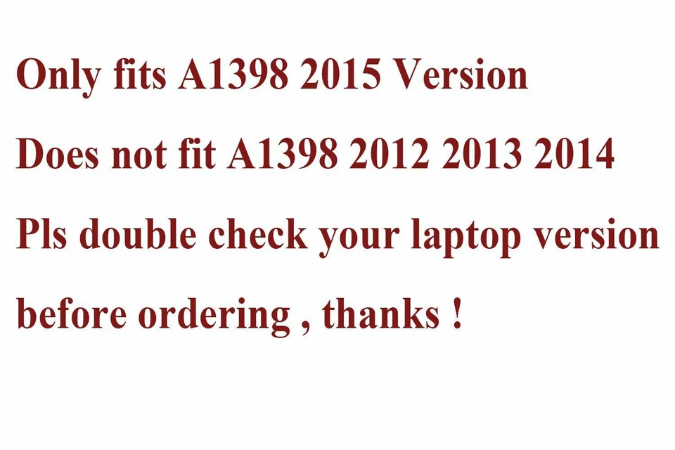 New For Macbook Pro Retina 15" Mid 2015 LCD Screen Assembly A1398 661-02532 - Image 4 of 4