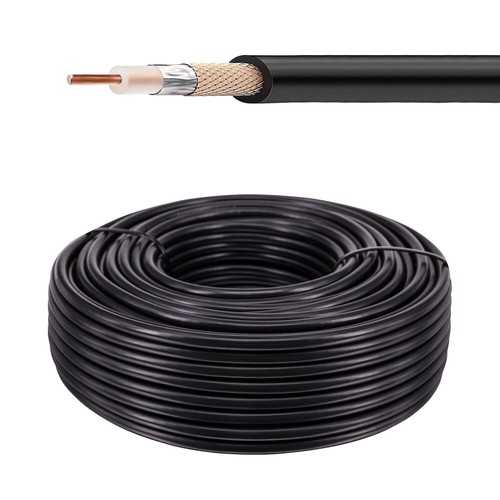 Câble antenne radio CB amateur 50FT RG58 coaxial coaxial UHF PL-259 connecteurs - Photo 4 sur 5