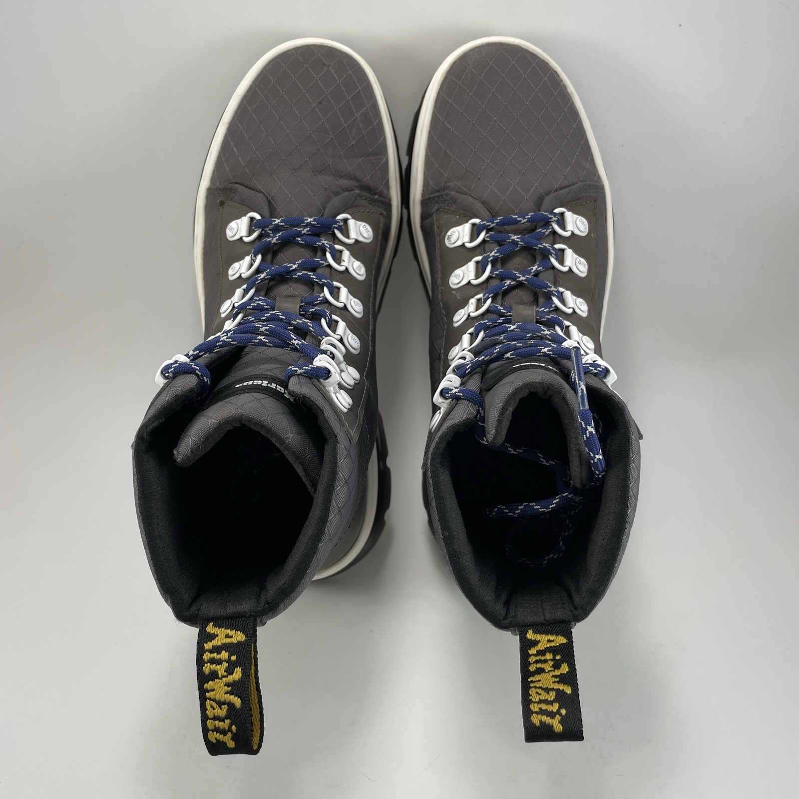 Dr. Martens Doc Combs Tech Combat Boots Womens Size 8 Gunmetal Gray Ripstop thumbnail 6