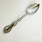 Gorham STRASBOURG Sterling Silver Tablespoon Serving Spoon 8.5" No Monogram 82g