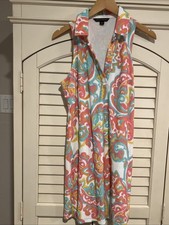 Boston Proper Sleevless Terry Cloth Summer Dress NWOT Medium