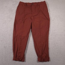 A New Day Pants Womens 16 Brown Rust Tapered ...