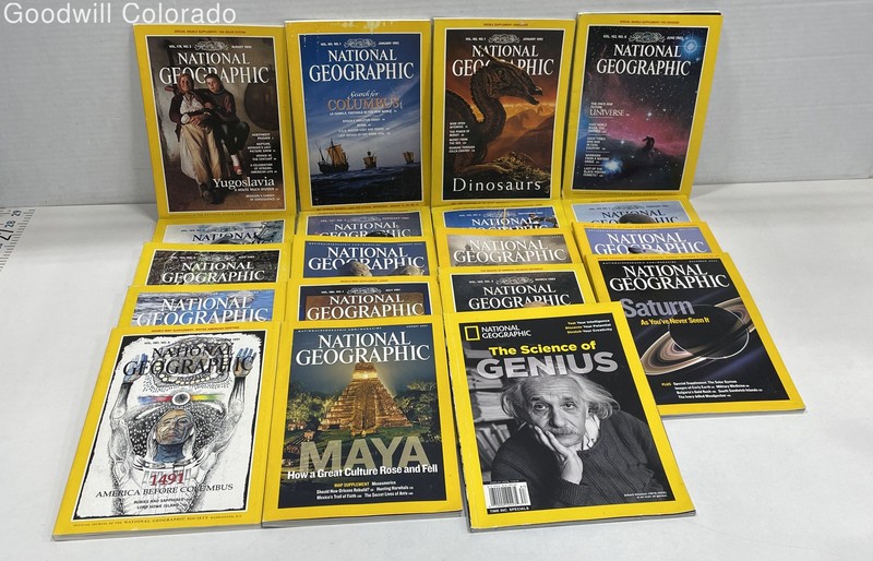 National Geographic Magazines Assorted 19pc Lot