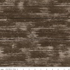 Riley Blake Spring Barn Quilts Barnwood Brown Fabric by Tara Reed (CD14334)