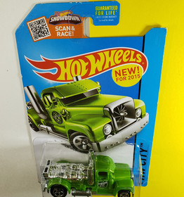 2015 Hot Wheels ~ HW City ~ Turbine Time ~ Pearl Green ~ 2/250 ~ metal base
