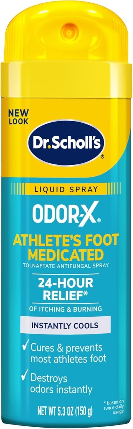 Dr. Scholl's INSTANT COOL ATHLETE'S FOOT TREATMENT SPRAY 5.3oz
