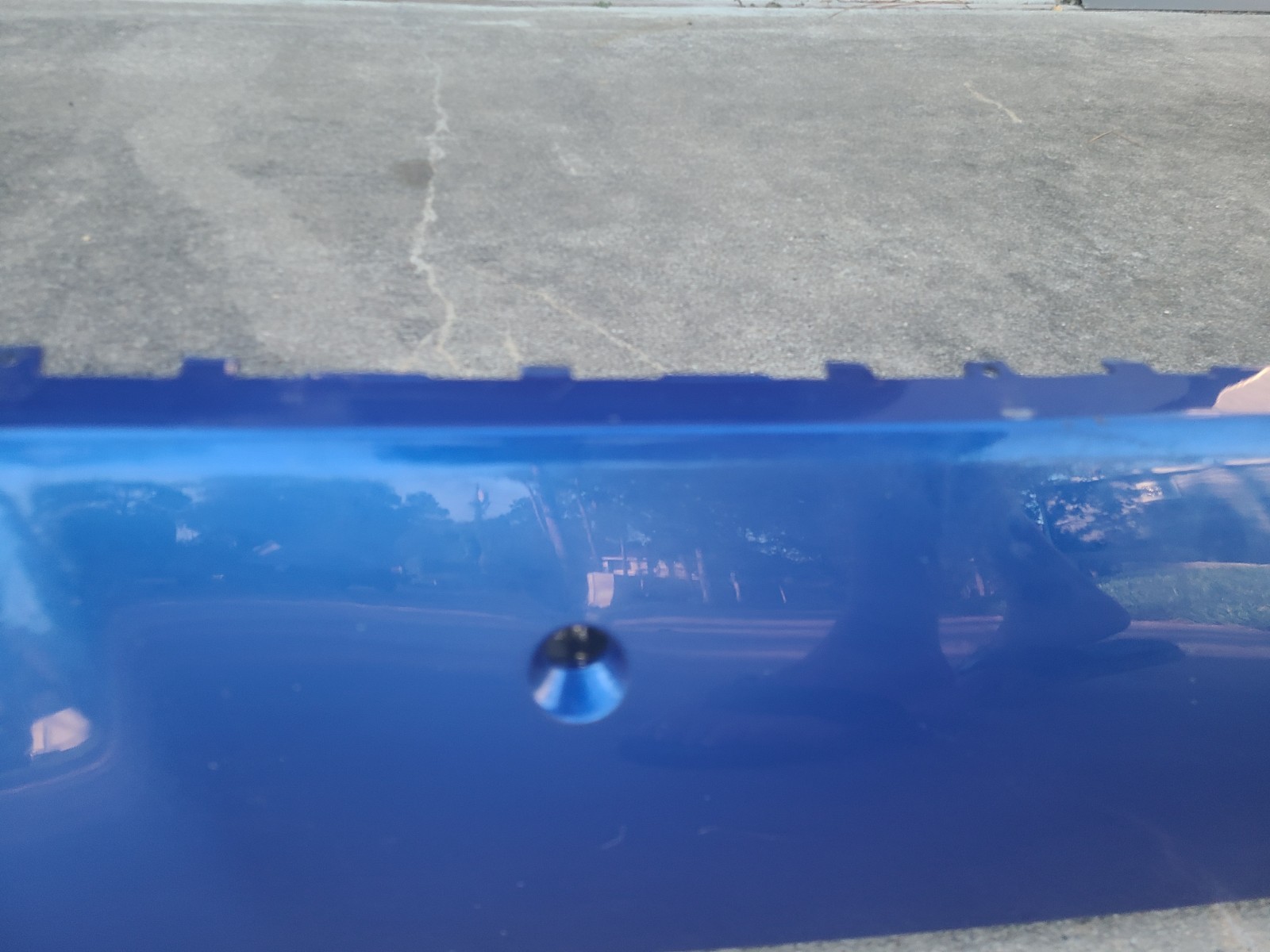 Lamborghini Huracan Rear Bumper Blue P/N 4T0807301AC