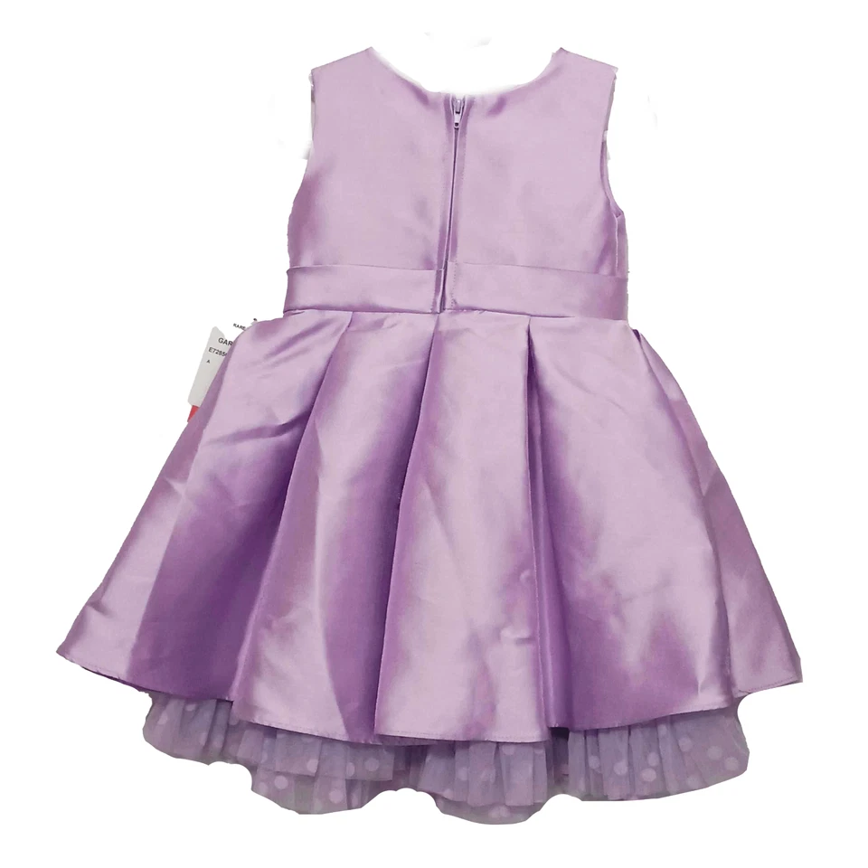 Nuevo con etiquetas Vestido Mikado Lunares Tul Nuevo con Etiquetas Ediciones Raras Niñas Talla 2T Lavanda Joya Lazo Foto 2 de 4