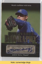 2007 Exquisite Rookie Signatures Biography Gold 4/15 Joakim Soria Auto READ 0af