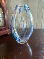 Dartington Crystal for a forest Glass bars with blue accents