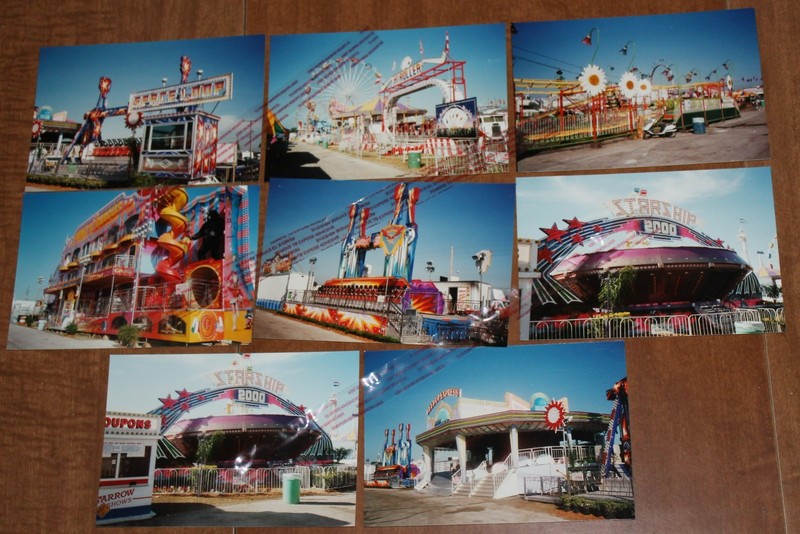 Farrow Shows-Carnival/Amusement Color Photos/Photographs-(Set of 8)