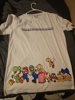 USJ SUPER NINTENDO WORLD T-Shirt WHITE Universal Studios Japan