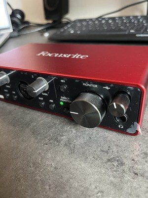Focusrite Scarlett 2i2 3rd Gen USB Audio Interface Mit USB C Anschluss