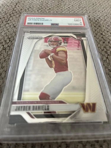 2024 Panini Prizm Rookies Jayden Daniels PSA 9 #347 (RC)