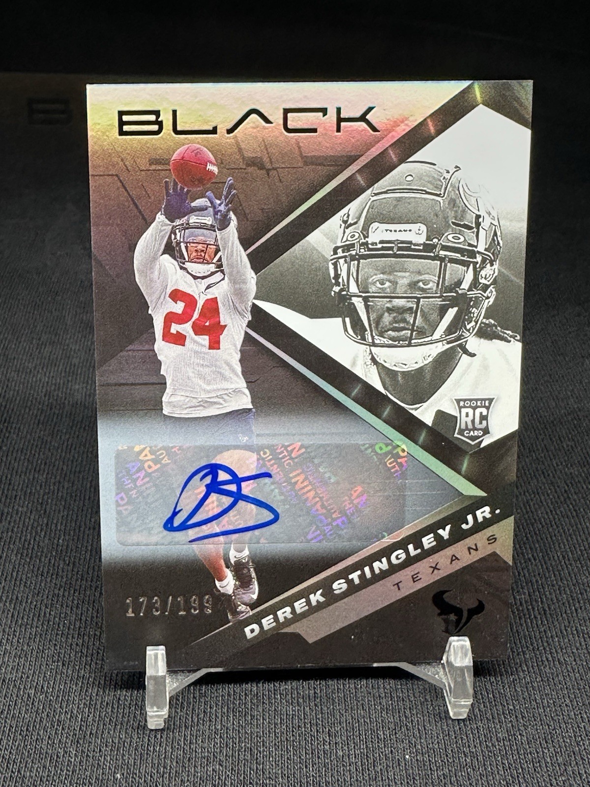 Derek Stingley Jr. Panini Black #143 Autograph