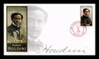 DR JIM STAMPS US COVER HARRY HOUDINI MAGICIAN FIRST DAY ISSUE HAND CANCEL