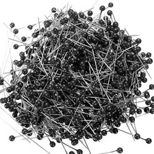800 Pcs Sewing Pins, 1.5 in Round Pearl Heads Pins, Pearlized Pins, Pearl Pus...