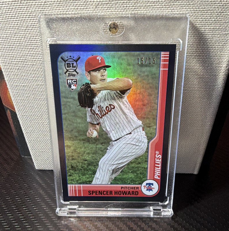 Topps 2021 Big League Spencer Howard RC #159 Black Foil /15 Phillies