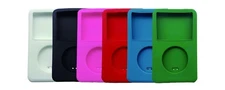 Silicone Case for Apple iPod Classic 5th / 6th / 7th Thin - Solid Colors Black