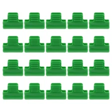 40 Pcs Plastic Clips Greenhouse Film Clamps for Garden Pipe Fixing