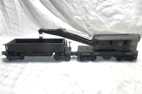 Lionel postwar 6460 Bucyrus Erie Crane Car and 3459 Automatic Dump Car - Picture 1 of 7