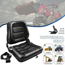Waterproof Universal Tractor Seat Adjustable Forklift Digger Mower Dumper Seat U
