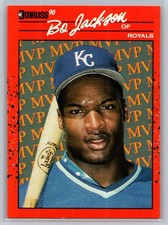 1990 Donruss Baseball Bonus MVP's #BC-1 Bo Jackson - VG - Kansas City Royals