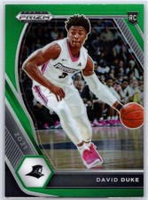 2021 Panini Prizm Draft Picks #44 David Duke Jr. Green