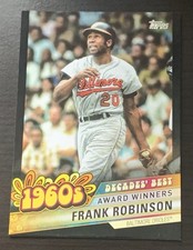 Frank Robinson - 2020 Topps Update Series 1960s Decades Best BLACK #'d /299