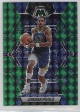 2022-23 Panini Mosaic Green Mosaic Prizm Jordan Poole #7 16q5