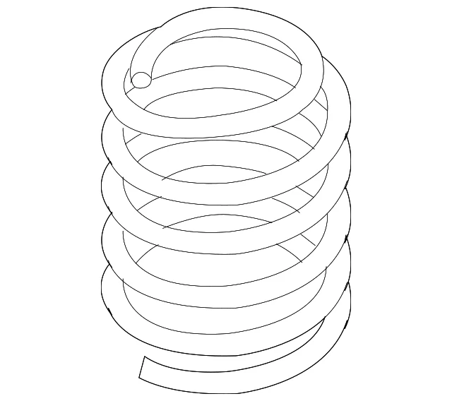 Muelle helicoidal GM 96535002 genuino Foto 2 de 4