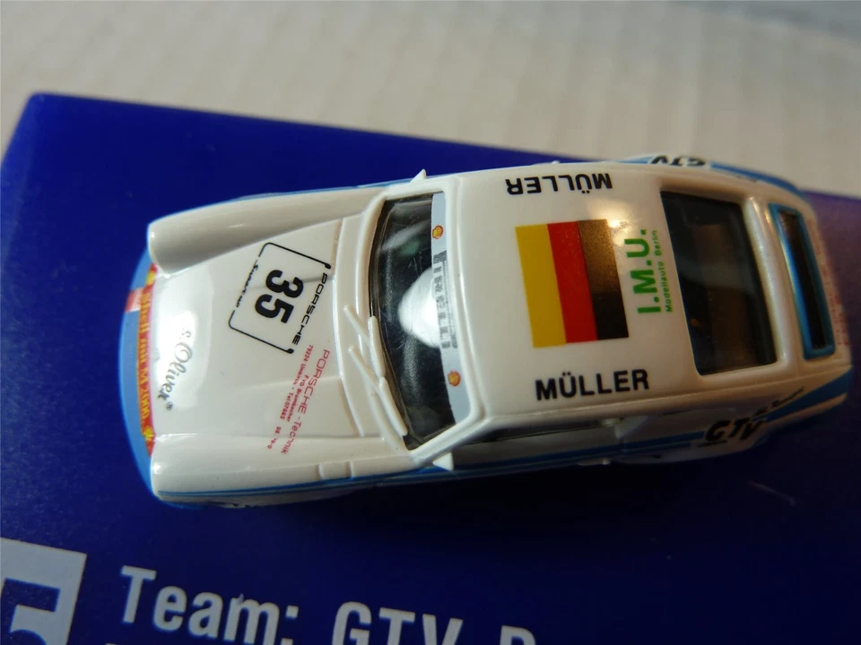 Porsche 911 1:87 Hungaroring 1993 G. Müller GTV Racing Euromodell 0241 HO NUOVO - Immagine 4 di 4