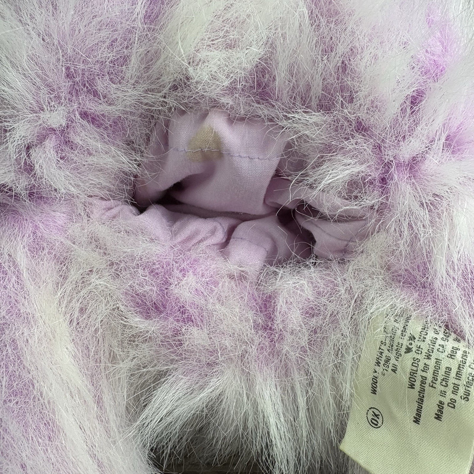 Vtg 1986 Worlds of Wonder Teddy Ruxpin Wooly What's-It Hand Puppet Plush 18"