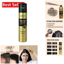 3.38oz Temporary Hair Color Spray - Instant Gray Coverage Jojoba Oil