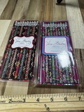Vera Bradley 2 Sets of 10 Paper Wrapped Pencils SEALED