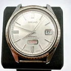 Seiko Matic 6206-8100 Automatic Silver Dial Day Date Mens Watch Japan Vintage
