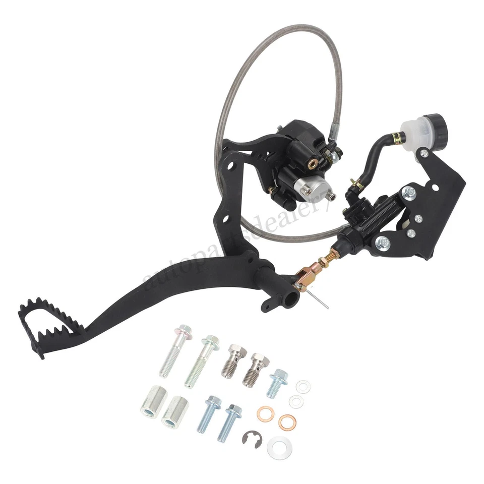 Rear Hydraulic Brake Conversion Kit for 1988-2002 Yamaha Blaster YFS200 Bolt-On - Imagem 4 de 4