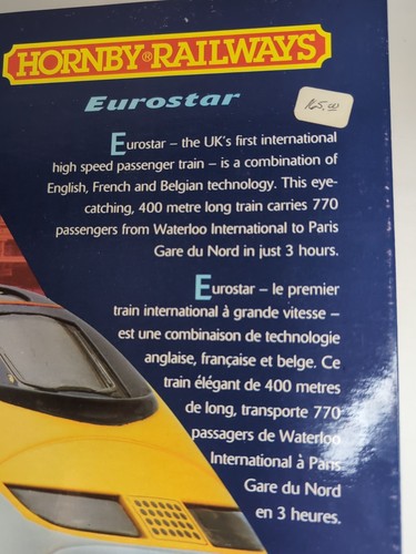 HORNBY RAILWAYS- Class 373 Locomotives (1 Powered & 2 Saloon Cars) EUROSTAR- OO - Picture 4 of 12