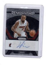 2023-24 Panini Prizm - Penmanship Rashard Lewis #PNM-LEW Silver Prizm (AU)