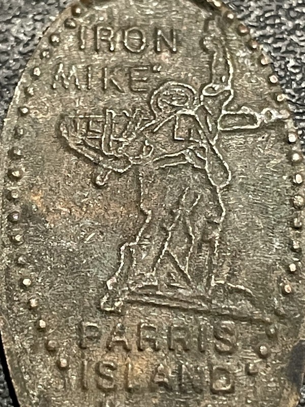 Iron Mike Parris Island Zc Elongated Penny #070896