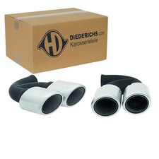 DIEDERICHS TUNING 64mm ENDROHRBLENDE BRÜNIERT passend für PORSCHE CAYENNE