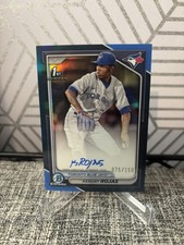 KENDRY ROJAS 2024 Bowman Chrome 1st Auto True Blue /150 Twins Blue Jays