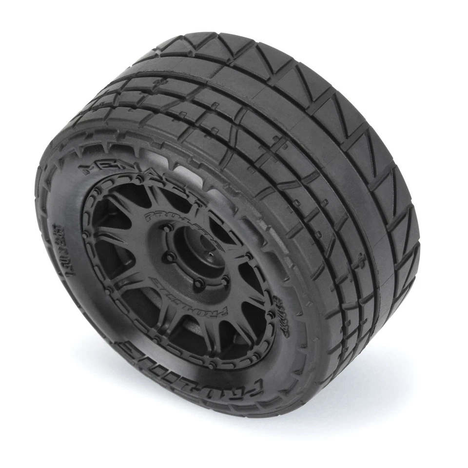 Pro-Line 1/18 Menace F/R Street Tires MTD 12mm Black Raid (4) for Granite GROM - Image 4 of 4