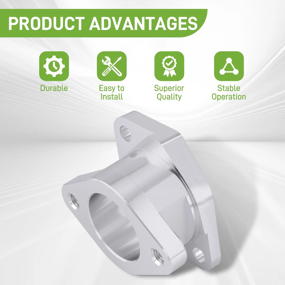 Carburetor Intake Manifold Boot CNC Aluminum for Yamaha Warrior 350 1UY-13586-02 - Image 3 of 4