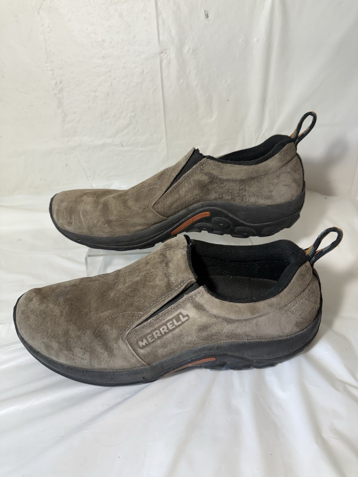 Scarpa Merrell Jungle Moc scamosciata slip on Gunsmoke taglia 11