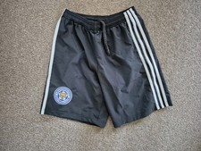 Boys Grey Shorts, Age 11-12, Leicester City, adidas
