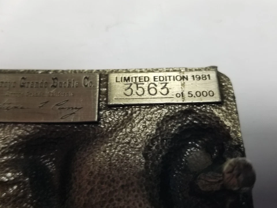 Texas style ,BELT BUCKLE BRASS, by Arroyo-USA GREAT CHRISTMAS GIFT IDEA - Image 4 of 4