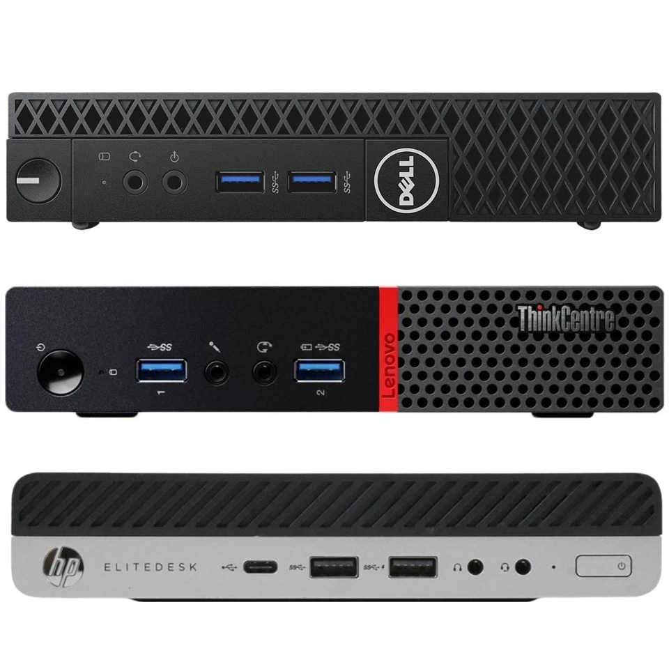 DESKTOP PC WINDOWS 11 PRO TINY MINI CORE i7-10TH GEN 32GB RAM 2TB SSD WIFI HDMI - Image 3 of 4