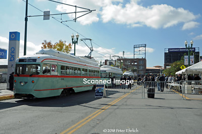 Original Photograph: El Paso Streetcar Lineup, Opening day (5 x 7)